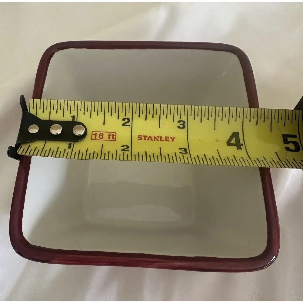 Pampered chef simple additions stripes 4 1/2 in. bowl